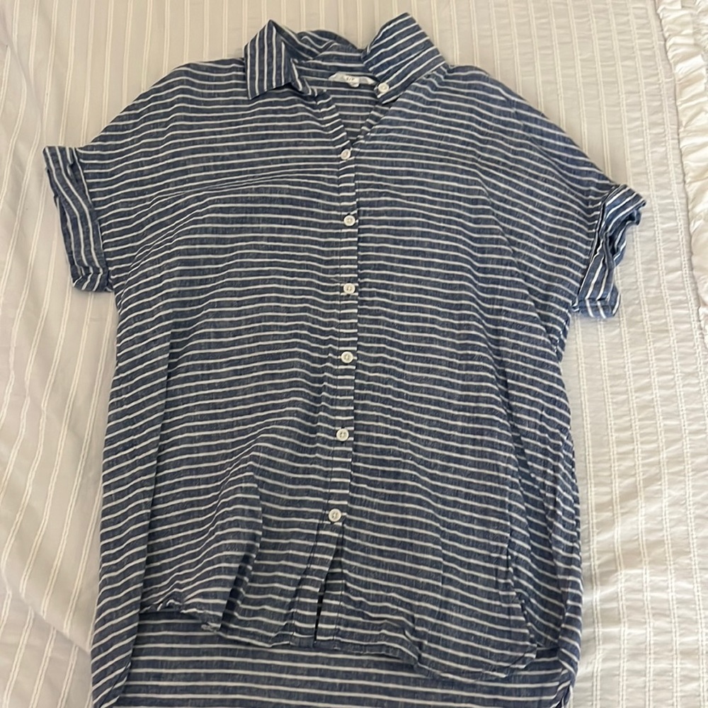 Stripped blouse top